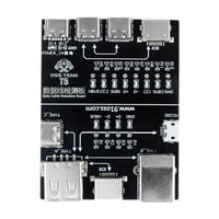 Magideal - Placa Comprobadora De Cable Usb, Placa De Prueba De Línea De Datos Para Productos Electrónicos De Bricolaje, Ligera, Compacta, Portátil Y Resistente.