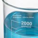 thumbnail image 5 of Vaso de precipitados QWORK 2000 ml de vidrio borosilicato con escala doble, 5 of 8