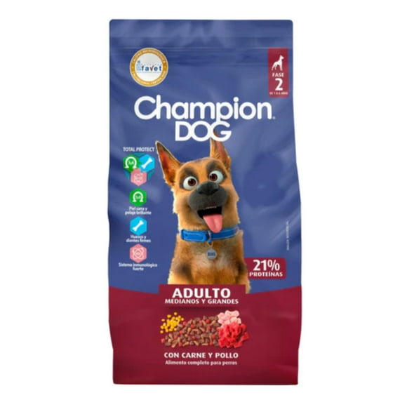ALIMENTO PERRO CARNE 18KG CHAMPION DOG