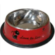 thumbnail image 1 of Plato Mascota Perro Gato Comedero Metal 16 Cm Rojo, 1 of 1