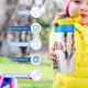 thumbnail image 5 of Thelma y Louise Botella de Agua con Tapa Pop Top de Un Toque, Acero Inoxidable, a Prueba de Fugas, para Deportes, Botella Infantil azul 12 oz, 5 of 6
