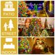 thumbnail image 5 of Luces de Árbol de Navidad USB con Temporizador 10 Cuerdas Kedoxi Luces de Cadena de Navidad con Anillo 4.9FT Fáciles de Instalar Cortina de Navidad Luz de Árbol de Hadas 8 Modos 200LED para, 5 of 6