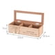 thumbnail image 2 of Caja De Té Mediana De Madera 3 Espacios Dulce Hogar Beige, 2 of 3