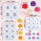 thumbnail image 2 of Molde de silicona para fondant QENEQ rosa, 3 piezas, para pastel y velas, 2 of 7