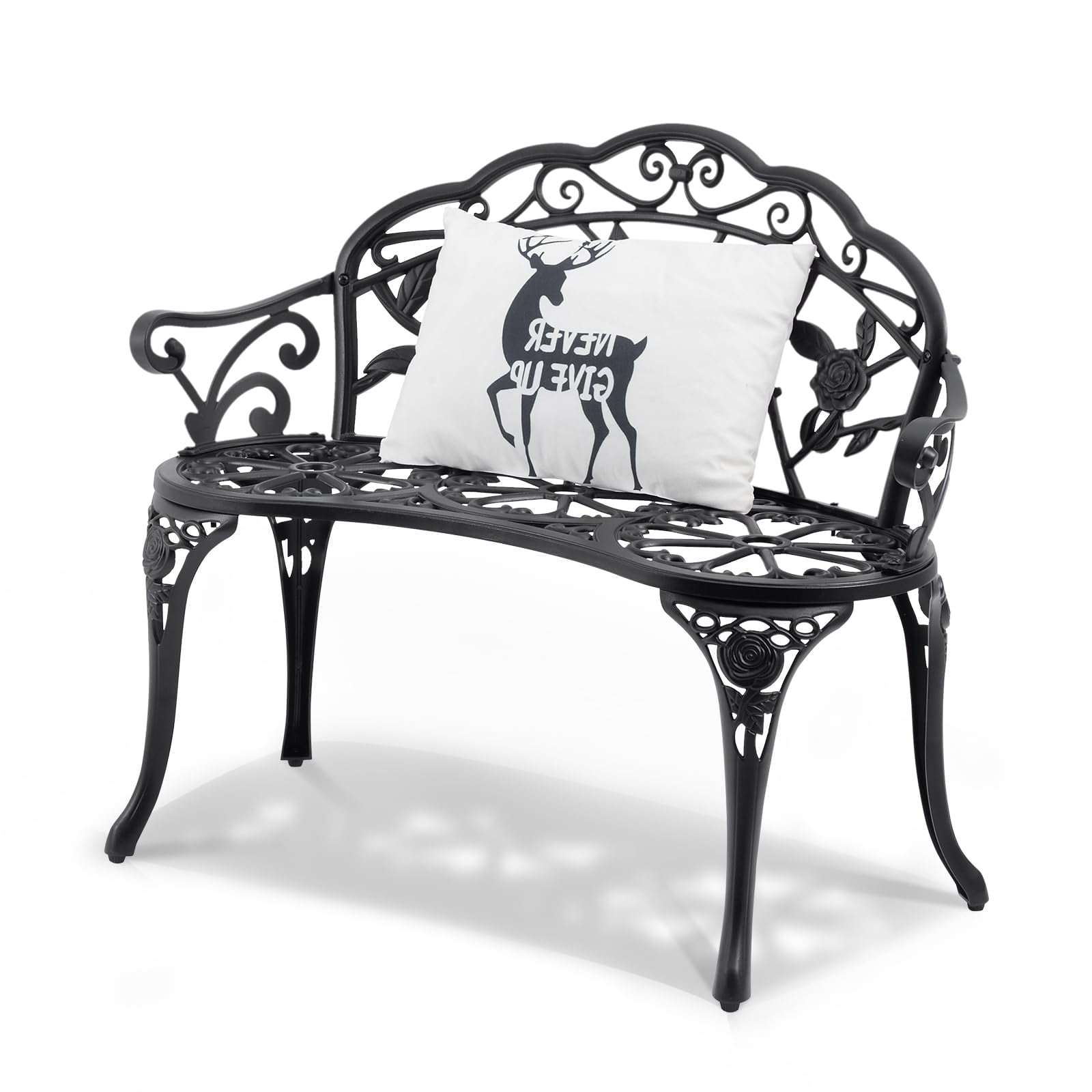 Banco De Patio Vevor Negro