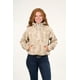 thumbnail image 3 of Poleron Polar Full Print Medio Cierre Beige Mujer, 3 of 3