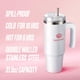 thumbnail image 2 of Botella de agua Juicy Couture estilo viaje fashion 930 mL blanca, 2 of 8