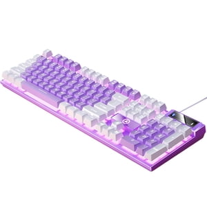 Bothyi - Teclado De Juego Usb Respuesta Rápida Wired Cómodo Para Pc De Computadora