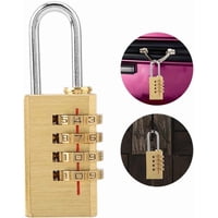 Genérica - Candados Clave 4 Dígitos Candado Seguridad Numerico Viajes. Cerradura De Combinación Para Taquilla.Cobre