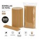 thumbnail image 2 of Pack 500 Bombilla De Papel Kraft Beige 20cm Marrón Claro, 2 of 4