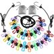 thumbnail image 1 of 2 Pack Camping Clothesline Portable 12 Clothespins, Colorful, 1 of 3