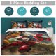 thumbnail image 5 of Deadpool Wolverine Family Bed 3 Piece Set Personalized Bedding Decor for Kids And Teens Anime Student Dormitory Cover, 5 of 5