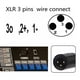 thumbnail image 5 of Lámpara de cuello de ganso JXRYWF de 56 cm, XLR de 3 pines, luz LED para estudio y DJ, 1 W, 5 of 6
