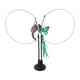 thumbnail image 2 of Juguete De Varita De Plumas Para Gatos Con Ventosa Para Gatos De Interior, Ejercicio De Entrenamiento Para Rascar Ratones Mariposa Verde, 2 of 5