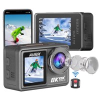 Cámara Deportiva Ausek 8K 50Mp Ultrahd Con Accesorios Acción