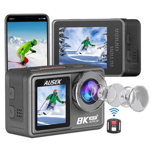Cámara Deportiva Ausek 8K 50Mp Ultrahd Con Accesorios Acción