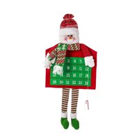 Magideal - Calendario Colgante De Adviento De Navidad, Accesorios De Calendario De Adviento, Decoración De Pared Bonita Para Festival, Decoración Del Hogar Para Muñeco De Nieve