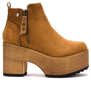 Botín Mujer Camel Broki Boteli