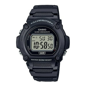 Reloj Digital Negro Casio W-219H-1Av
