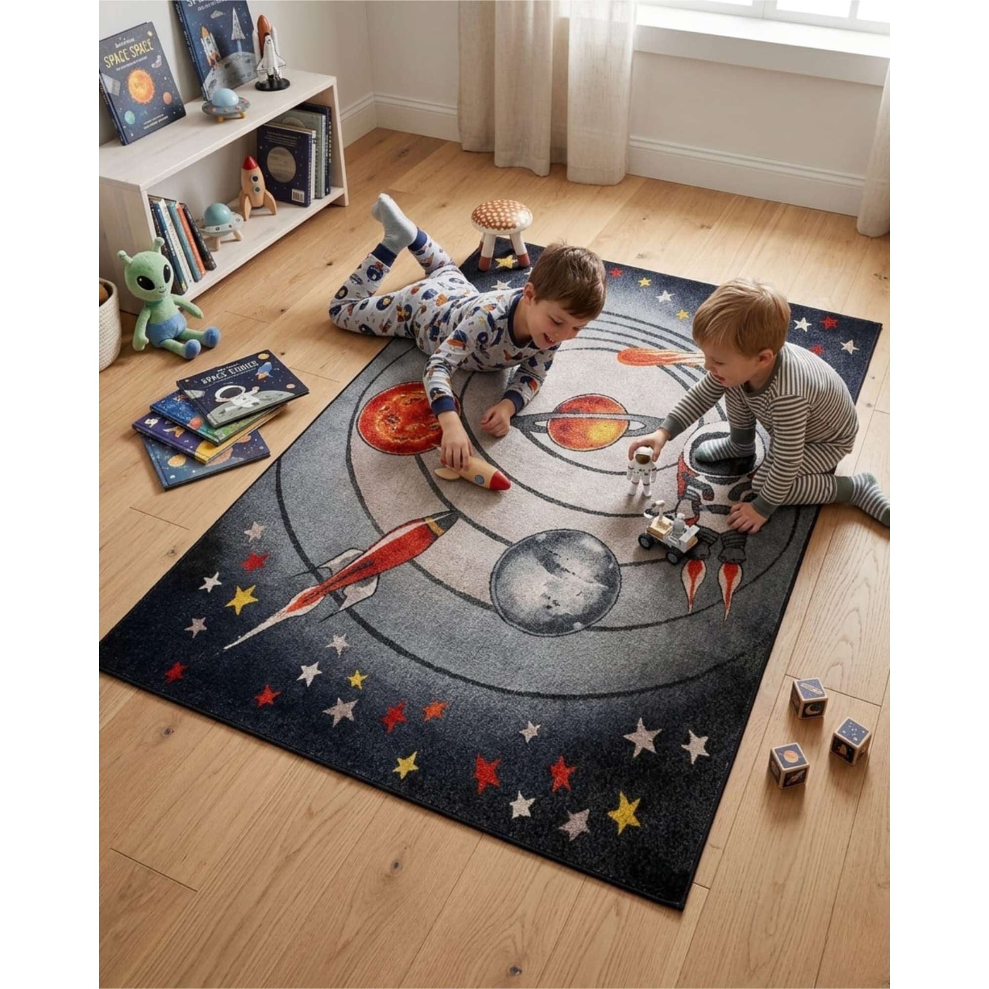 Mylhogar - Tapete De Juegos Infantil Antideslizante De 120x180cm