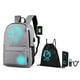 thumbnail image 1 of New School Backpack for Boy Girls Anime Cartoon Luminous Children's Bags Anti-Theft Bookbag Daypack Shoulder Rucksack Laptop Bag, 1 of 3