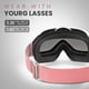 thumbnail image 3 of Gafas de esquí OutdoorMaster OTG 100% con protección UV, color blanco, 3 of 7