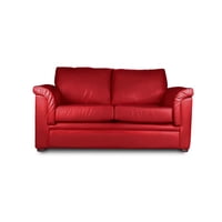 Latam Home - Sofá Ancona 2C Pu Grano Rojo
