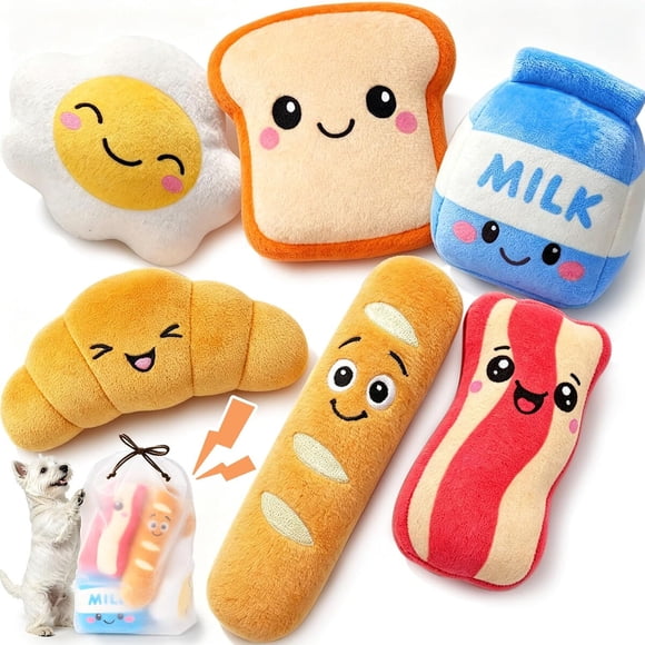 Juguetes para perros KIPRITII Breakfast sonoros