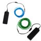 thumbnail image 2 of 2x LED De Neón Luminiscente Luces Suaves Glow EL Wire String 5 Metros, 2 of 5
