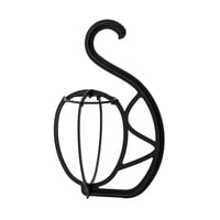 Magideal - Soporte Para Peluca Colgante, Soporte Para Secador De Pelo Para Múltiples Pelucas Y Sombreros, Organizador De Peluca Portátil, Gancho Para Herramienta Negro