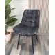 thumbnail image 2 of Pack 2 Silla Cuadro Gamuza Base Negra - Negro, 2 of 3