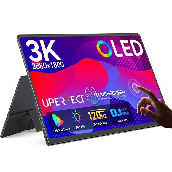 Monitor portátil UPERFECT con pantalla táctil OLED 14" 3K 120Hz