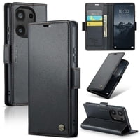Caseme Tipo Cartera Xiaomi Redmi Note 13 Pro 4G Con Cierre Magnético, Rfid, Tarjetero, Soporte, Carga Inalámbrica