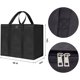 thumbnail image 2 of suxuMhao Bolsas Aisladas Bolsa de 3 Talla L 16x10x13in Bolsas Térmicas Negras Bolsas Nevera Bolsas Aisladas para Entrega de Comida Bolsas de Almuerzo Aisladas Bolsas Aisladas para Compras de, 2 of 3
