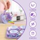 thumbnail image 4 of Set para fiesta de té JOYIN, tetera de hojalata morada con forma de unicornio para niños, 4 of 8