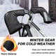 thumbnail image 2 of Manoplas Impermeables y Cortaviento para Manubrio de Bicicleta JLDTOP Negras, 2 of 8