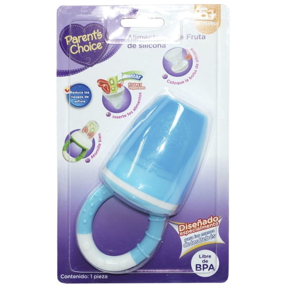Alimentador de Fruta 6+ Meses Celeste, 1 Un