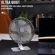 thumbnail image 4 of Ventilador de escritorio SLENPET USB de 15 cm, 4 velocidades, ajustable con inclinación, plateado, 4 of 6