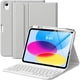 thumbnail image 1 of Funda con teclado MoKo para iPad 11.ª generación, 11 pulgadas (2025), color plateado, 1 of 8