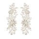 thumbnail image 2 of 2 Uds Apliques De Encaje Apliques Bordados De Flores Para Boda Vestido De Graduación Ropa Champán, 2 of 5