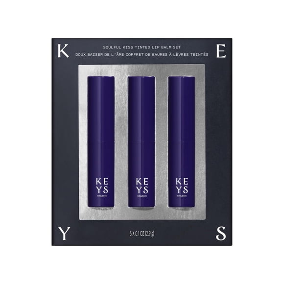 Set de bálsamo labial tintado Keys Soulcare Soulful Kiss, paquete de 3