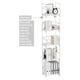 thumbnail image 5 of Biblioteca Fiducial Home Blanca Estrecha de 5 Niveles 145 cm, 5 of 6