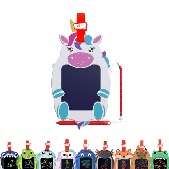 Pizarra de escritura Boogie Board Unicornio de 10 cm con tablet LCD