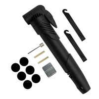 Genérico - Set Bombín Inflador Manual Para Bicicleta 120 Psi