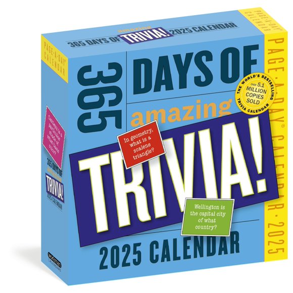 Calendario de Trivia 2025 Page‑A‑Day de Workman Publishing