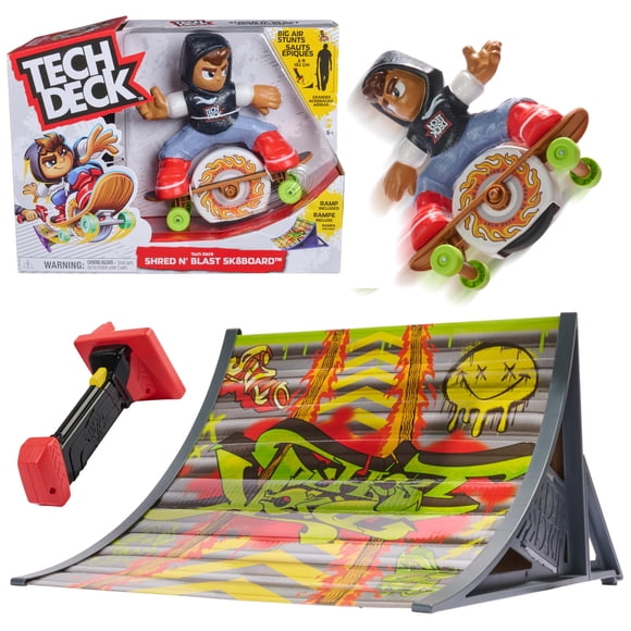 Toy TECH DECK Shred N' Blast monopatín motorizado