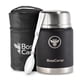 thumbnail image 2 of Termo Comida BossCamp 500 ml Negro Acero Inoxidable Bolso Térmico Cuchara, 2 of 8