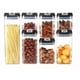 thumbnail image 1 of Juego De Recipientes Hermeticos Para Alimentos 7 Unidades Set Contenedores Acrilico Transparente Frascos Organizador FIGOIMPORT, 1 of 10