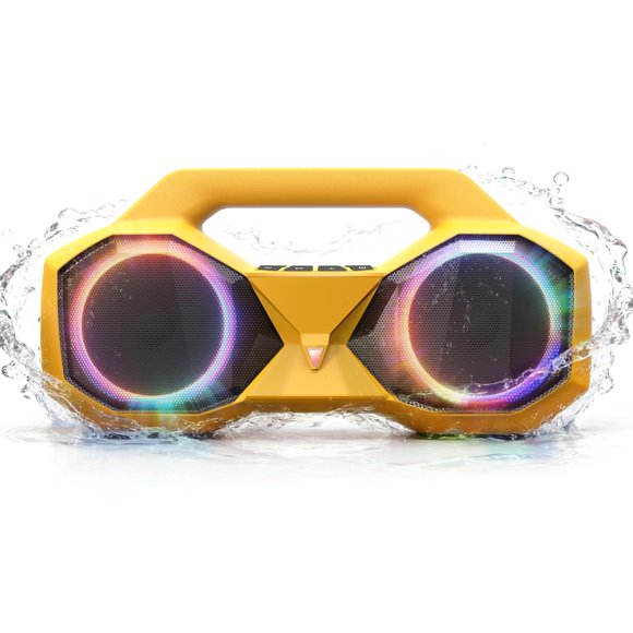 Altavoz Bluetooth OZJ 80W Inalámbrico IPX7 20 h Amarillo
