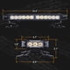 thumbnail image 3 of Barra de luces estroboscópicas LED LINKITOM para techo, doble cara, color ámbar, 3 of 8